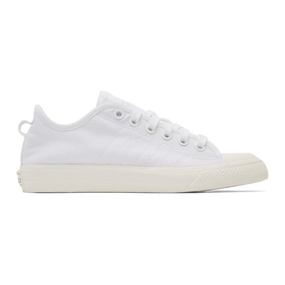 NWT adidas Originals Men's Nizza RF Sneaker, White/Off White, 9 - Picture 1 of 6